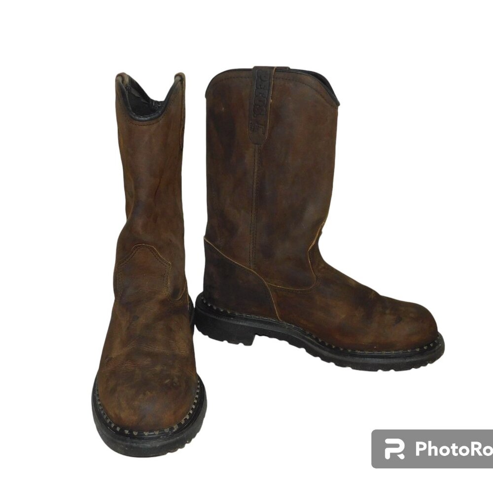 Red Wing Shoes Brown Leather Work Boots